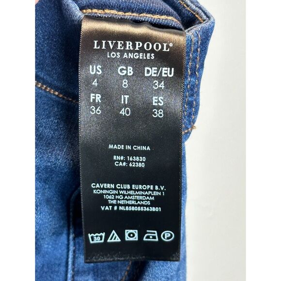 Liverpool Women's Size 4/27 Blue Denim Meet Chloe Pull On Jeans NWT - Picture 12 of 14